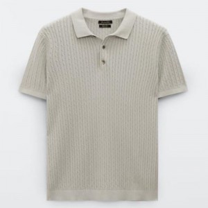 커스텀 디자이너 여름 짧은 슬리브 니트 풀오버 면화 남자 \\\\\\\\\\\\ \'s 스웨터